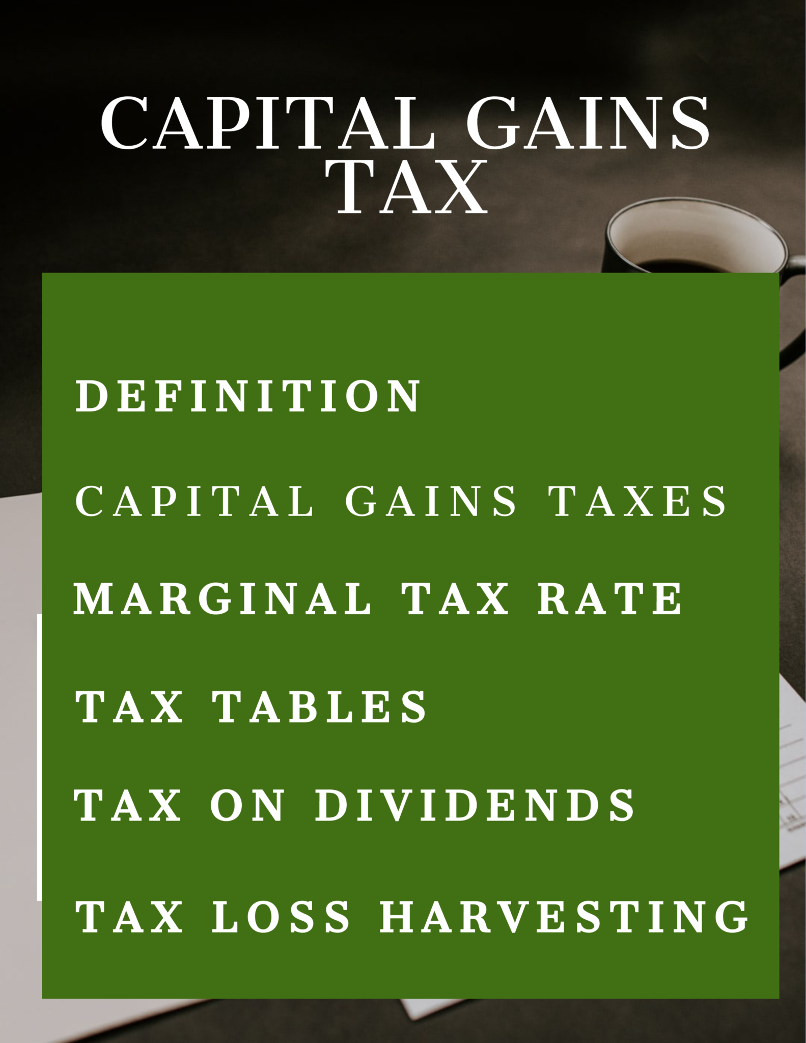 capital gains tax brackets 2021 irs