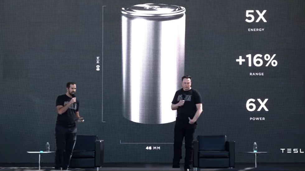 Tesla tabless battery